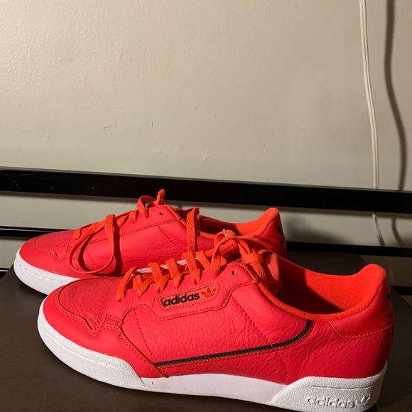 adidas continental 80 shock red